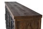 GINER Y COLOMER Buffet de 4 portes en bois de manguier et métal noir